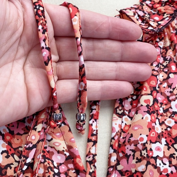 ANTHROPOLOGIE O.P.T Floral Peasant Maxi Dress NWT - Picture 7 of 12